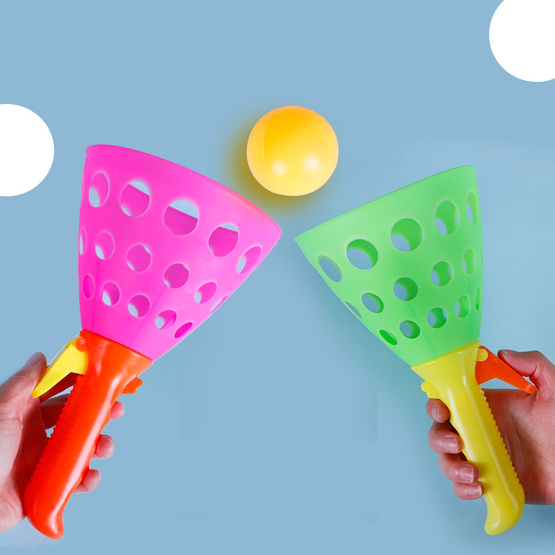 ダブルキャッチャー投げおもちゃ、カタパルト式投げボール、バウ - Catapult Launcher Toy のレビューと価格