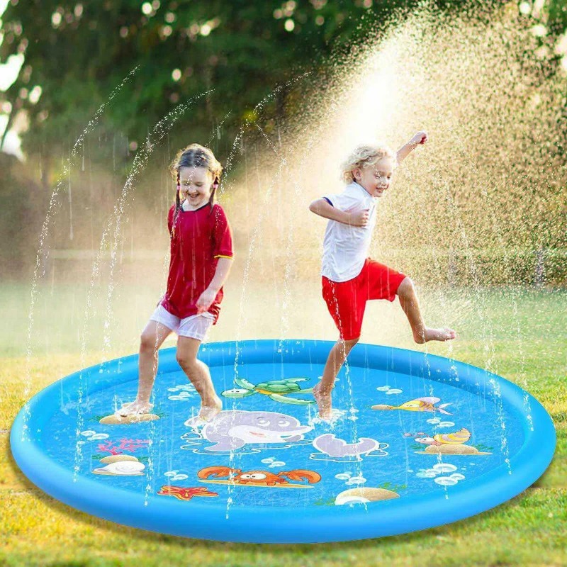 水スプラッシュプール子供屋外面白いおもちゃ子供インフレータブ - Kids Yard Toys のレビューと価格