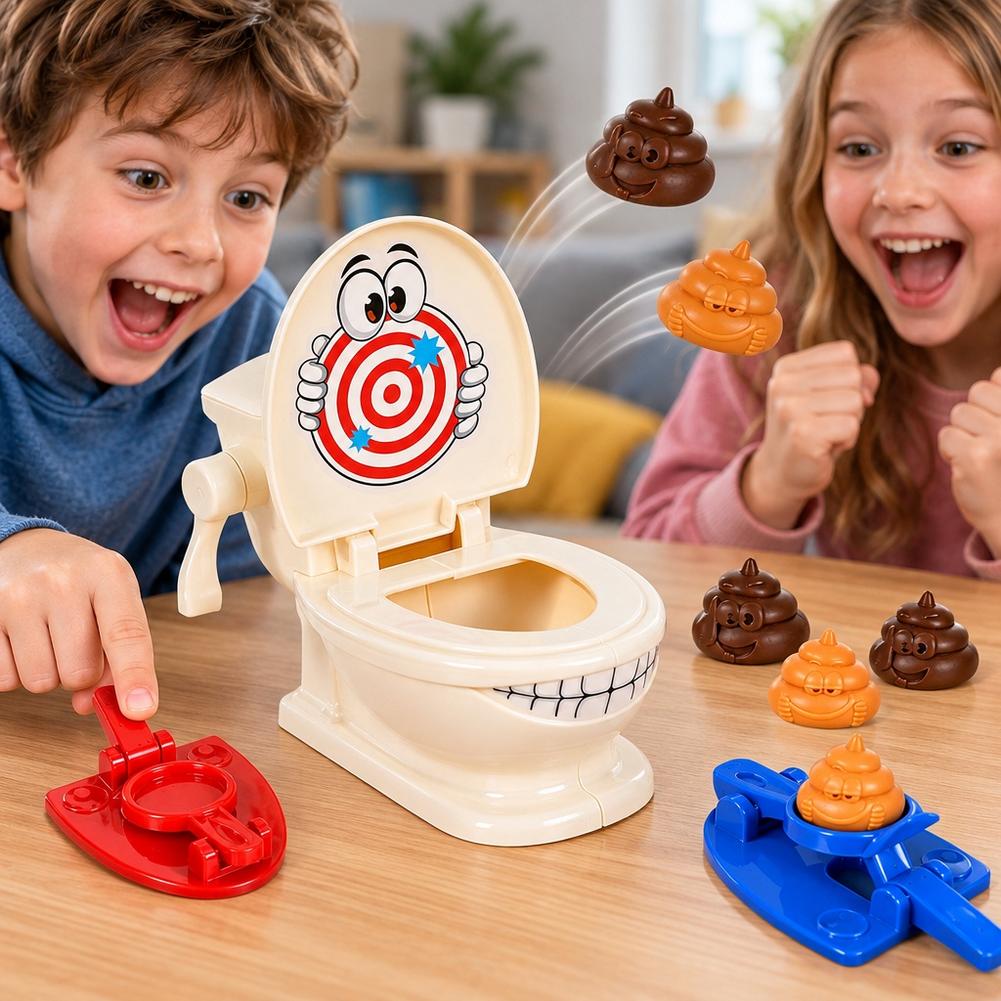 ミニトイレおまるおもちゃ、ストレス解消、卓上ゲーム、2人で楽 - Catapult Launcher Toy のレビューと価格