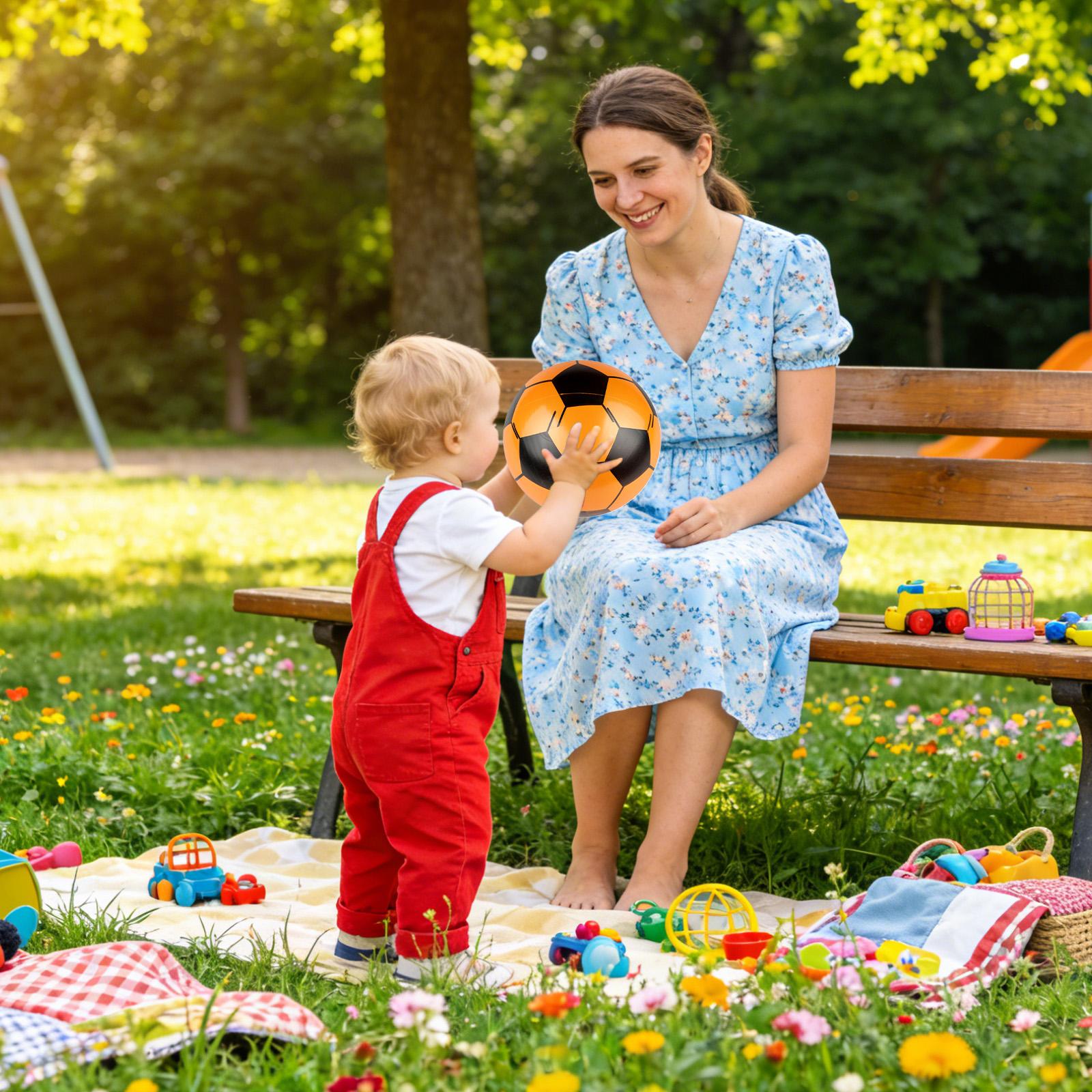 サッカーボール インフレータブル 6個セット プールトイ 2 - Kids Yard Toys のレビューと価格