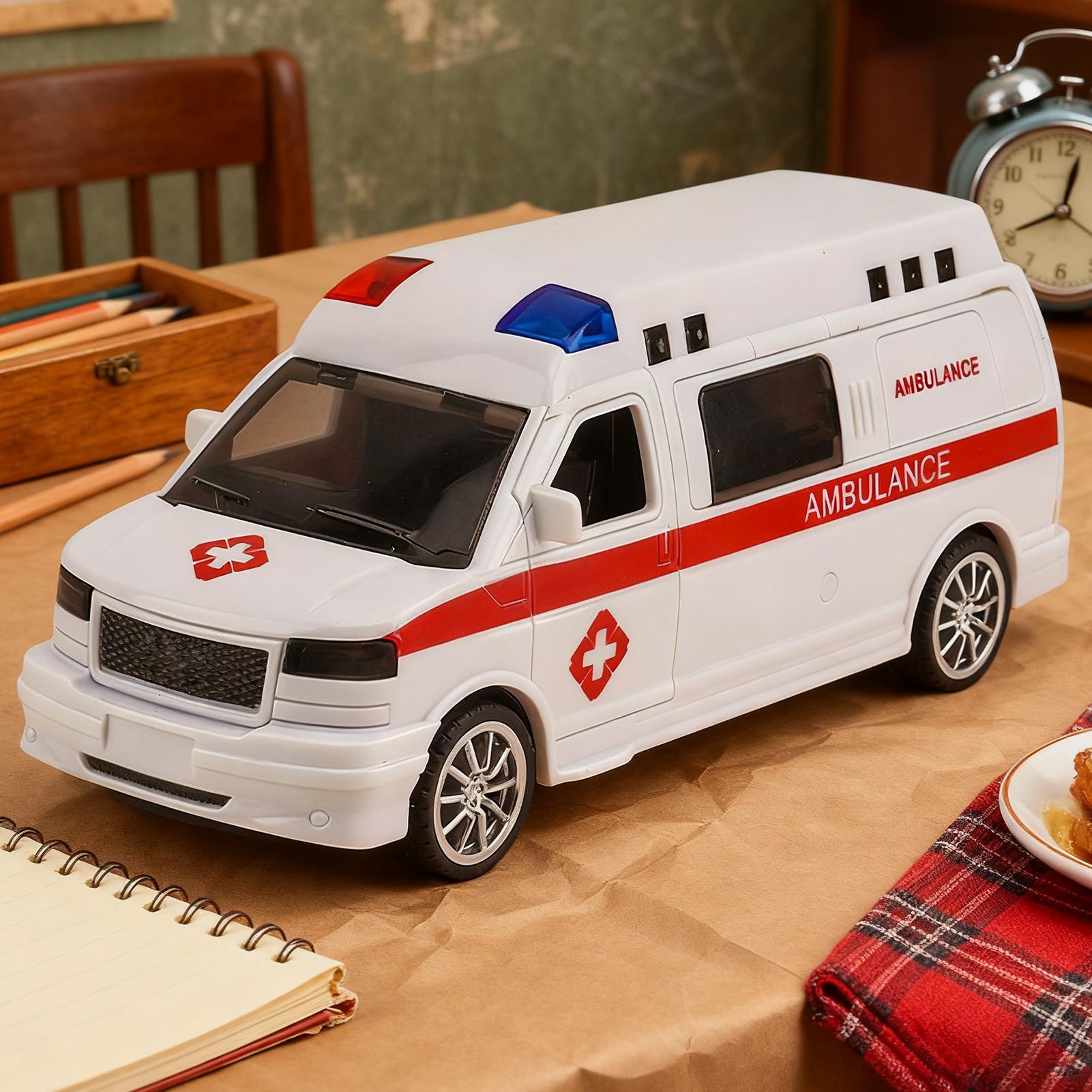 おもちゃの車 リアルな慣性車両 ライトアップ 子供用救急車の - Kids Yard Toys のレビューと価格